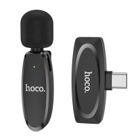  Mikrofons Hoco L15 Type-C black 